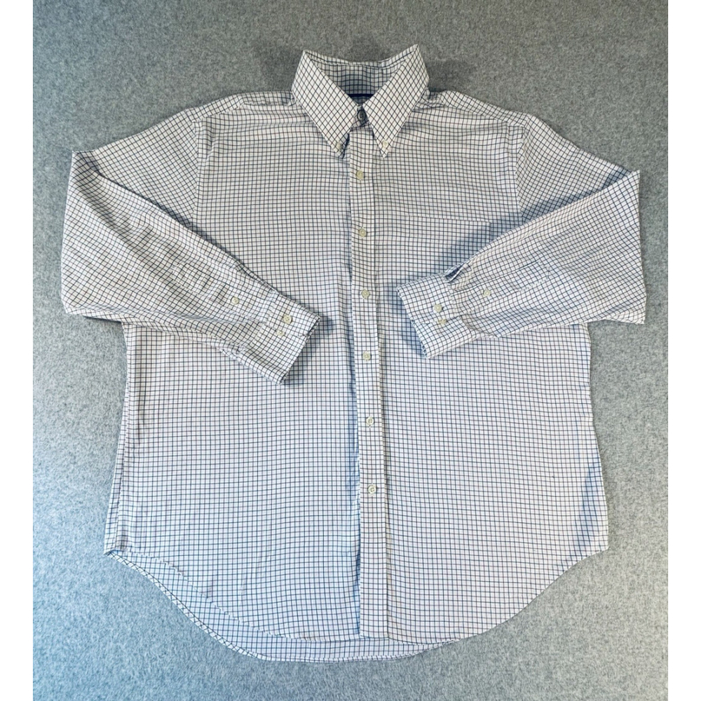 Lauren Ralph Lauren 17.5 34/35 Classic Fit Non Iron Check Shirt